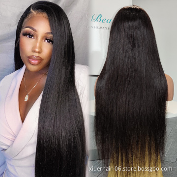 Lace Front Human Hair Lace Wigs,Brazilian Virgin Human Hair Wig,Cheap Straight Human Hair Lace Front Wig Wholesale Price